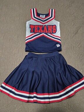 Houston Texans cheer outfit 2 Piece NFL Football Cheerleader Costume, YXS-S